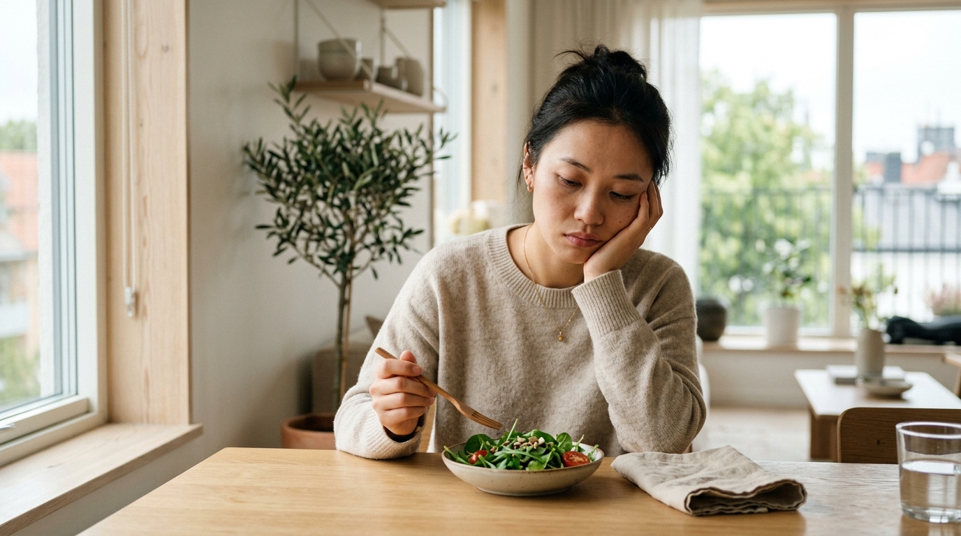 Chế độ ăn kiêng tiêu cực và thiếu hụt protein là nguyên nhân khiến nang tóc suy yếu và dễ gãy rụng.